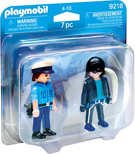 PLAYMOBIL Duo Pack- Policía y Ladrón, Multicolor, única (9218)