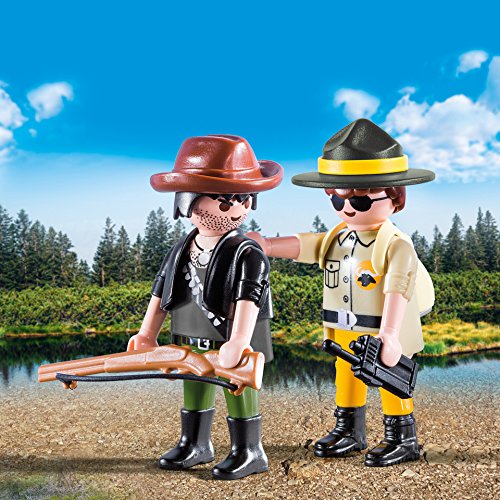 Playmobil Duo Pack Ranger y Cazador Furtivo 9217