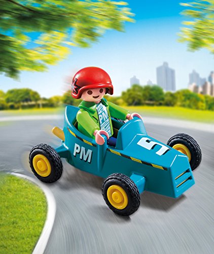 PLAYMOBIL Especiales Plus- Boy with Go-Kart Figura con Accesorios, Multicolor (5382)