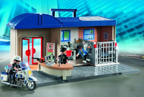 PLAYMOBIL - Estación de Policía Maletín (52990)