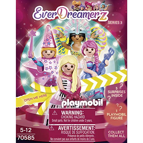 PLAYMOBIL -EverDreamerz 70585 Caja Sorpresa - Music World, a Partir de 5 años