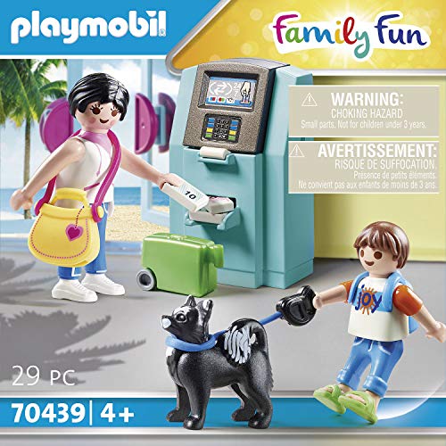 PLAYMOBIL Family Fun 70439 Turistas con Cajero, A partir de 4 años