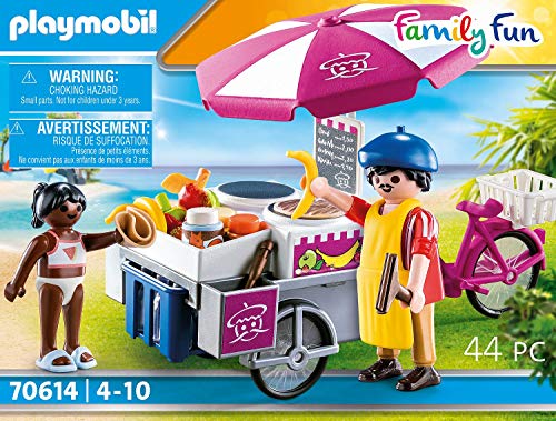 PLAYMOBIL Family Fun 70614 - Venta Ambulante de Crepes, a Partir de 4 años