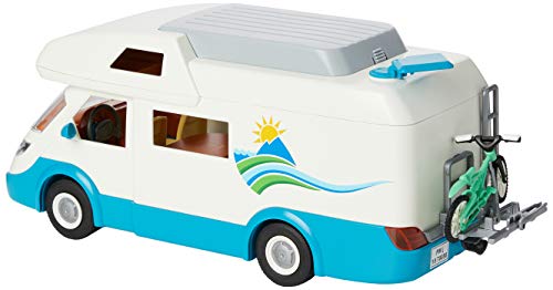 PLAYMOBIL Family Fun Caravana De Verano, A Partir De 4 Años (70088) + Family Fun 70089 Tienda De Campaña, A Partir De 4 Años