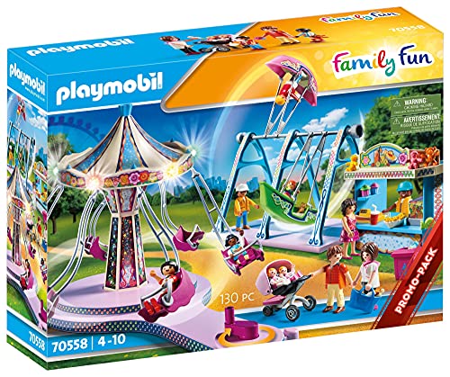 PLAYMOBIL Family Fun Gran Parque de Atracciones, A partir de 4 años (70558)