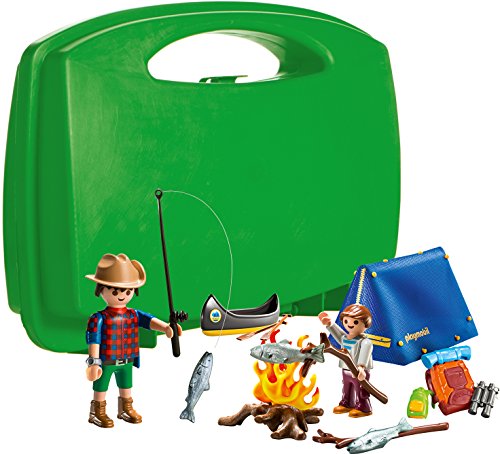 PLAYMOBIL Family Fun Maletín Grande Camping, A partir de 4 años (9323)