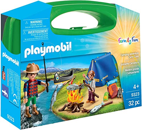 PLAYMOBIL Family Fun Maletín Grande Camping, A partir de 4 años (9323)