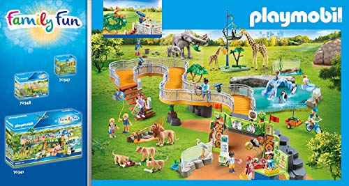 PLAYMOBIL Family Fun Recinto Exterior de Leones, A partir de 4 años (70343)