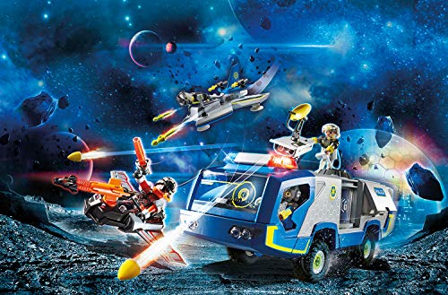 PLAYMOBIL Galaxy Police 70018 Policía Galáctica Camión, con Efectos de Luz, A Partir de 5 Años