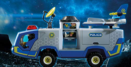 PLAYMOBIL Galaxy Police 70018 Policía Galáctica Camión, con Efectos de Luz, A Partir de 5 Años