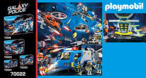 PLAYMOBIL Galaxy Police 70022 Caja Fuerte con Código Secreto, A Partir de 5 Años