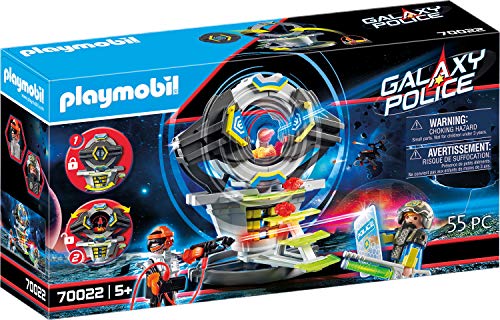 PLAYMOBIL Galaxy Police 70022 Caja Fuerte con Código Secreto, A Partir de 5 Años