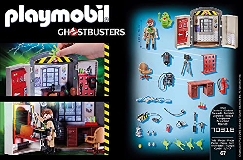 PLAYMOBIL Ghostbusters Cofre Cazafantasmas, A partir de 4 años (70318)