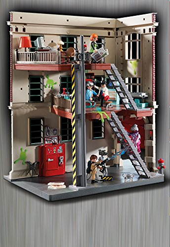 PLAYMOBIL Ghostbusters Cuartel Parque de Bomberos, A partir de 6 años (9219)