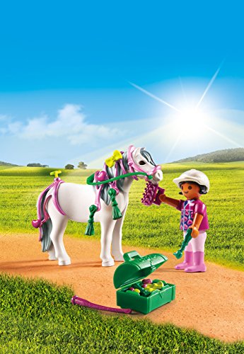 PLAYMOBIL Granja de Ponis- Granja de Ponis Playset de Figuras de Juguete, Multicolor, 6 x 15,5 x 23,5 cm 6969