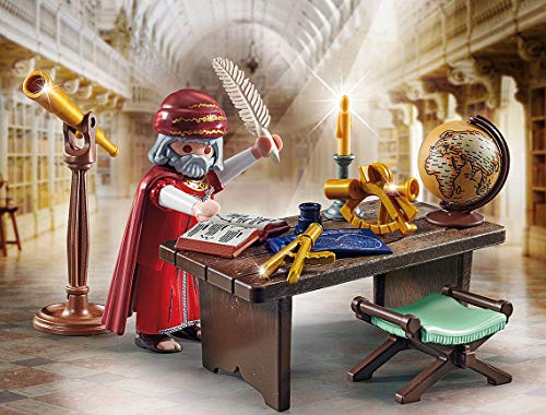 PLAYMOBIL History Set de Regalo Astrónomo, Multicolor, 18 Piezas