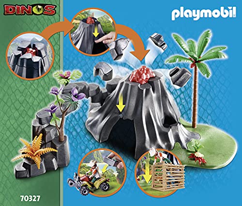 Playmobil Isla Volcánica con T-Rex'