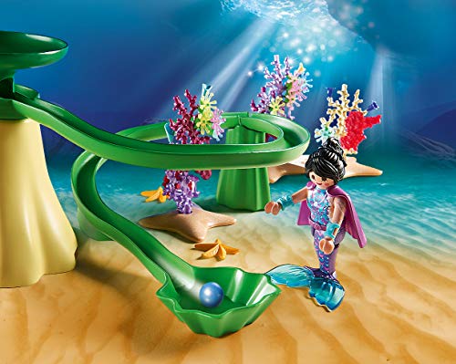 PLAYMOBIL Magic Cala de Sirenas con Cúpula Iluminada, A partir de 4 años (70094)