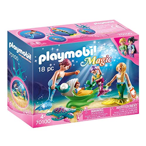 PLAYMOBIL Magic Familia con Cochecito , A partir de 4 años (70100)