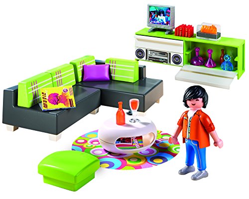 PLAYMOBIL Mansión Moderna de Lujo - Sala de Estar, playset (5584)