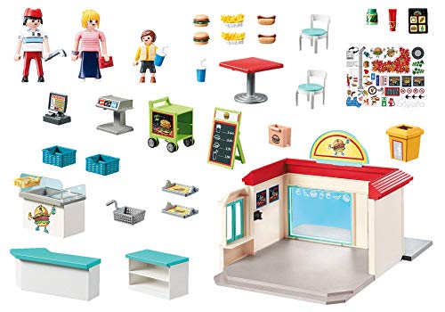 PLAYMOBIL Mi tienda de hamburguesas (70540)