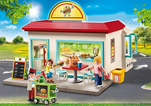 PLAYMOBIL Mi tienda de hamburguesas (70540)