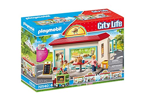 PLAYMOBIL Mi tienda de hamburguesas (70540)