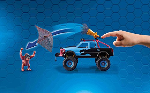 Playmobil-Monster Truck con Alex y Rock Brock Playset de figuras de juguete, multicolor, 12,5 x 38,5 x 28,4 cm 9407