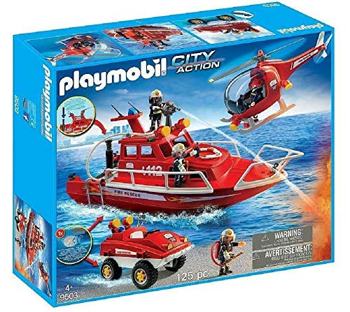 Playmobil - Nouveauté 2018 - Coffret Forces spéciales Pompiers 9503