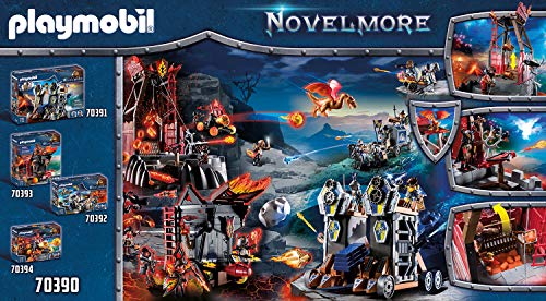 PLAYMOBIL Novelmore 70390 Mina de Lava de los Bandidos de Burnham, A partir de 5 años