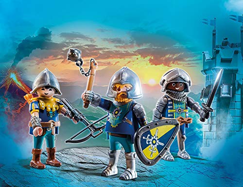 PLAYMOBIL Novelmore 70643 Set de 3 Caballeros Novelmore, A partir de 4 años