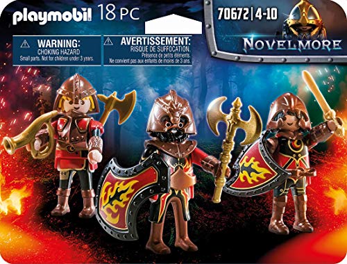 PLAYMOBIL Novelmore 70644 Set de 3 Bandidos de Burnham, A partir de 4 años