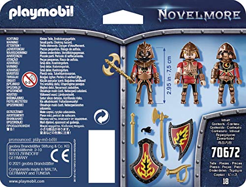 PLAYMOBIL Novelmore 70644 Set de 3 Bandidos de Burnham, A partir de 4 años