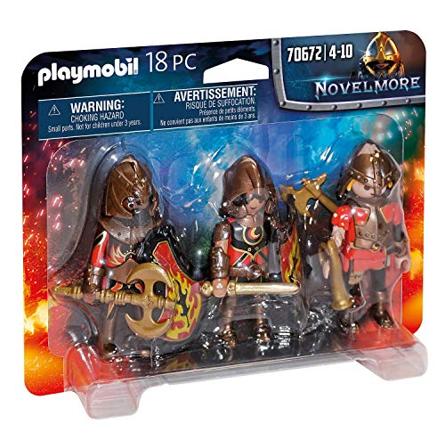 PLAYMOBIL Novelmore 70644 Set de 3 Bandidos de Burnham, A partir de 4 años