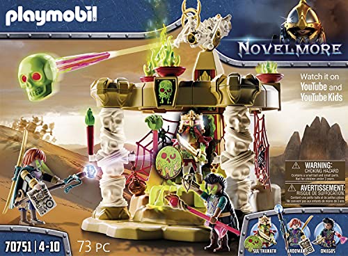 PLAYMOBIL Novelmore Sal'ahari Sands - Templo del Ejército de Esqueletos, A partir de 4 años (70751)