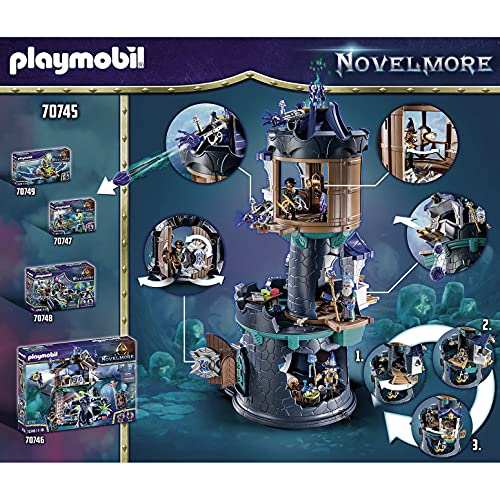 PLAYMOBIL Novelmore Violet Vale - Torre del Mago, A partir de 4 años (70745)