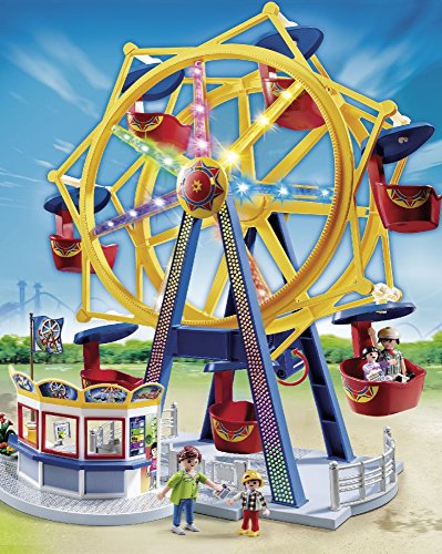 Playmobil Parque de Atracciones - Noria con luces, playset (5552)