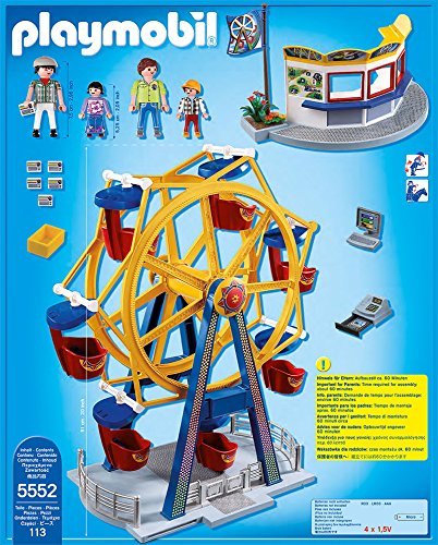 Playmobil Parque de Atracciones - Noria con luces, playset (5552)