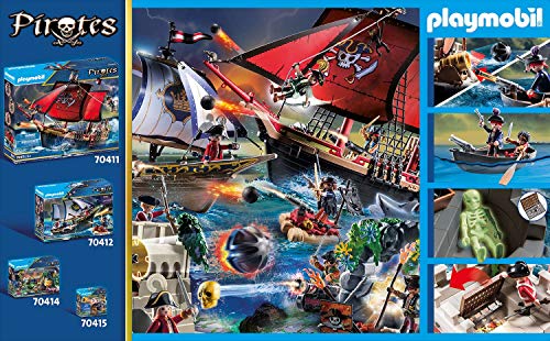 PLAYMOBIL Pirates - Bastión, a partir de 5 Años, 70413