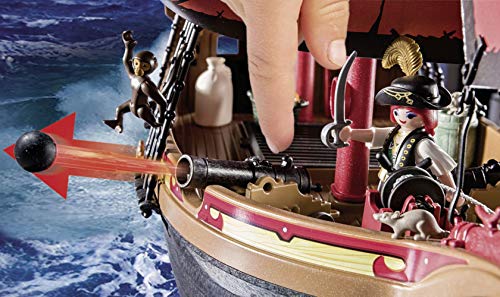 Playmobil - Pirates Playset Barco Pirata Calavera, Multicolor (70411)