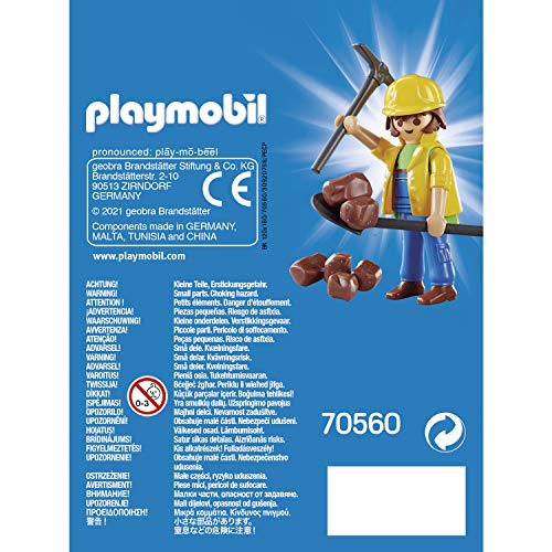 PLAYMOBIL PLAYMO-FRIENDS 70560 Obrero, A partir de 4 años