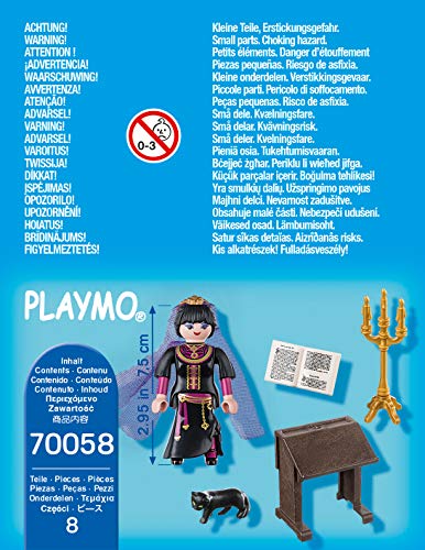 PLAYMOBIL PLAYMOBIL-70058 Especial Bruja, Color carbón (70058)