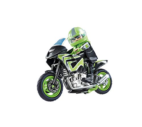 PLAYMOBIL PLAYMOBIL-70204 City Moto+Motorista, Multicolor, Talla única (70204)