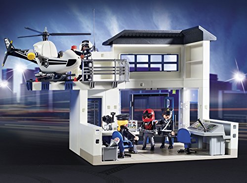 PLAYMOBIL Policía- Mega Set, Multicolor, única (9372)