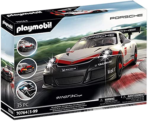 PLAYMOBIL Porsche 70764 Porsche 911 GT3 Cup, Con efectos de luz, A partir de 5 años