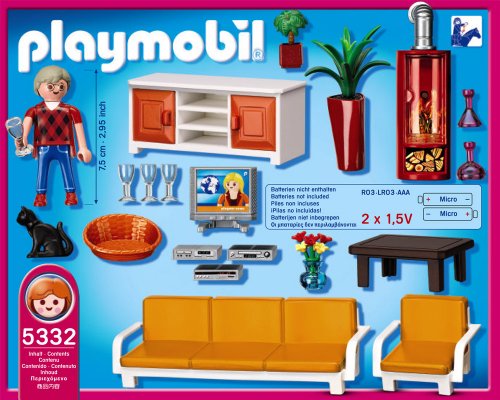 PLAYMOBIL - Sala de Estar, Set de Juego (5332)