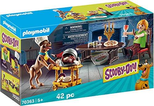 Playmobil Scooby-Doo! 70361 Aventura En La Mansión Misteriosa, con Efectos De Luz Y Sonido, A Partir De 5 Años + Scooby-Doo! 70363 Cena con Shaggy, A Partir De 5 Años