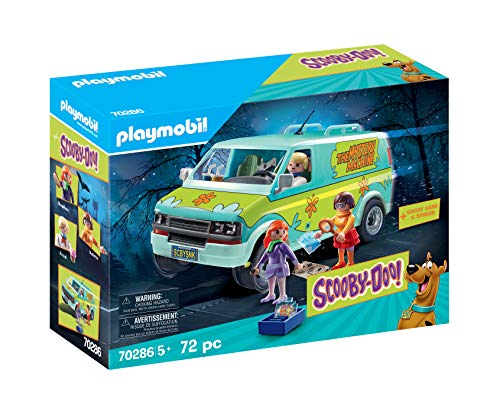 Playmobil Scooby-Doo! 70361 Aventura En La Mansión Misteriosa, con Efectos De Luz Y Sonido, A Partir De 5 Años + Scooby-Doo La Máquina del Misterio con Efectos De Luz, A Partir De 4 Años (70286)