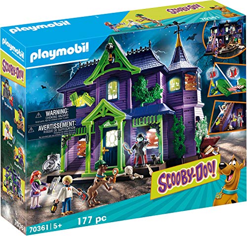 Playmobil Scooby-Doo! 70361 Aventura En La Mansión Misteriosa, con Efectos De Luz Y Sonido + Scooby-Doo! 70366 Aventura En El Caldero De La Bruja, con Efectos De Luz, A Partir De 5 Años