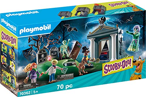 PLAYMOBIL Scooby-Doo! 70362 Aventura en el Cementerio, A partir de 5 años